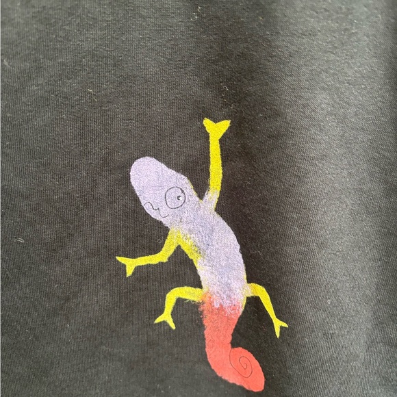 NWT We Are Hairy People hand painted chameleons. Size xs. - Picture 5 of 5